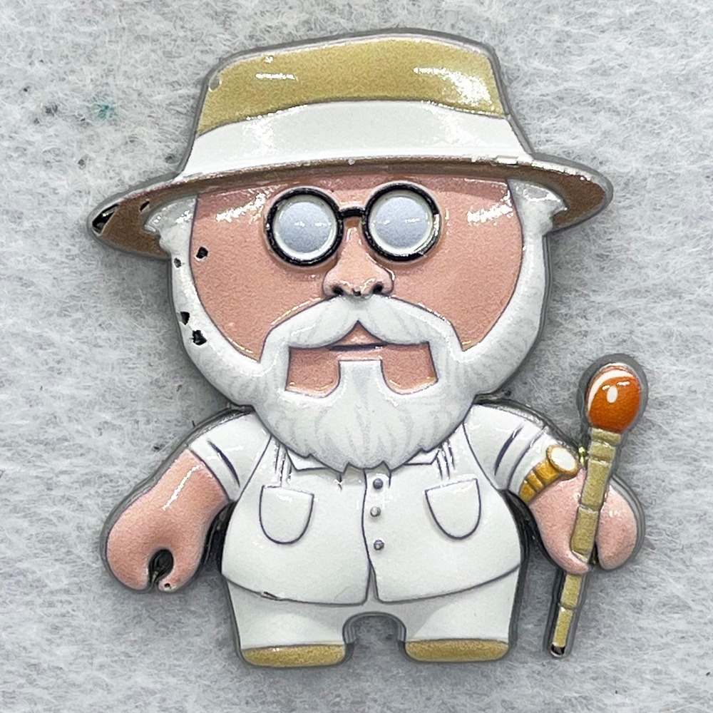 🔮 5/$25 Universal Studios Jurassic Park 30th Anniversary John Hammond Pin